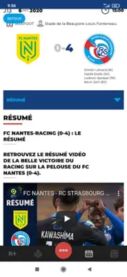 RC Strasbourg Alsace android App screenshot 2